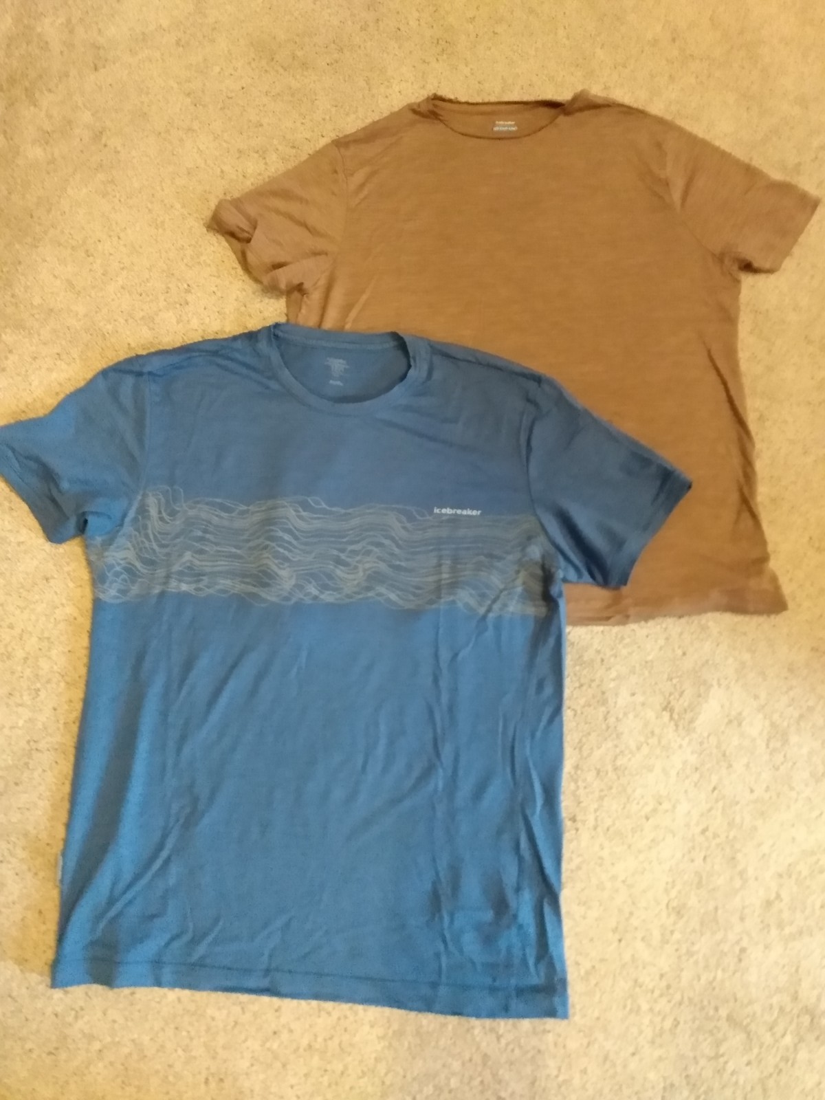Ice Breaker Merino Wool T Shirts, Men\'s Large