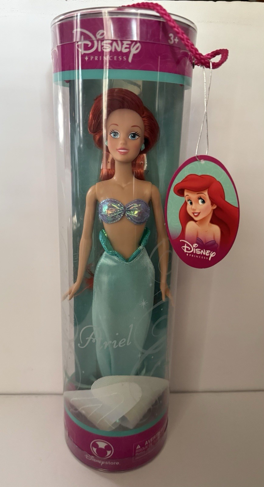 Vintage Disney Store Princess Ariel Doll The Little Mermaid Mermaid 