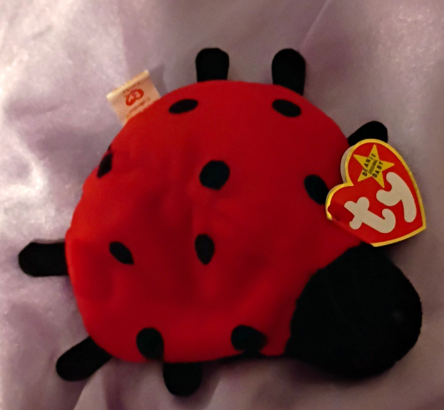 Ty Beanie Baby Lucky Ladybug Plush Beanbag Style 4040 Vintage 1993 Age 3+ Ty Beanie Baby Lucky Ladybug Plush Beanbag Style 4040 Vintage 1993 Age 3+