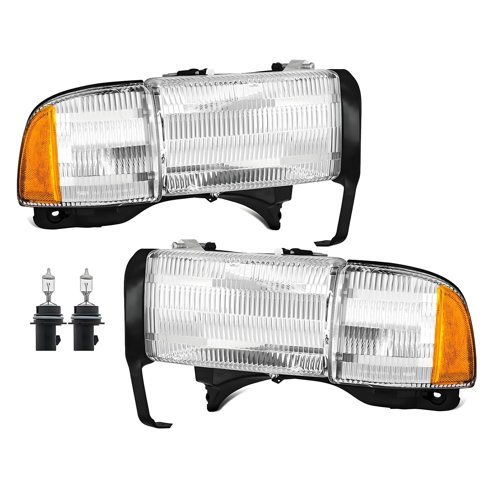 Headlight Assembly Fit For 1994-2001 Dodge Ram 1500,