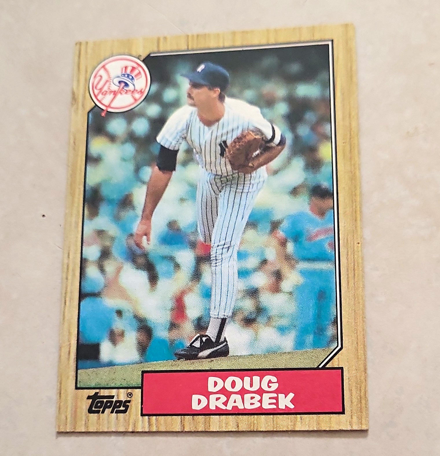 Topps 1987 Doug Drabek #283 New York Yankees Baseball Card Base Set Topps 1987 Doug Drabek #283 New York Yankees Baseball Card Base Set