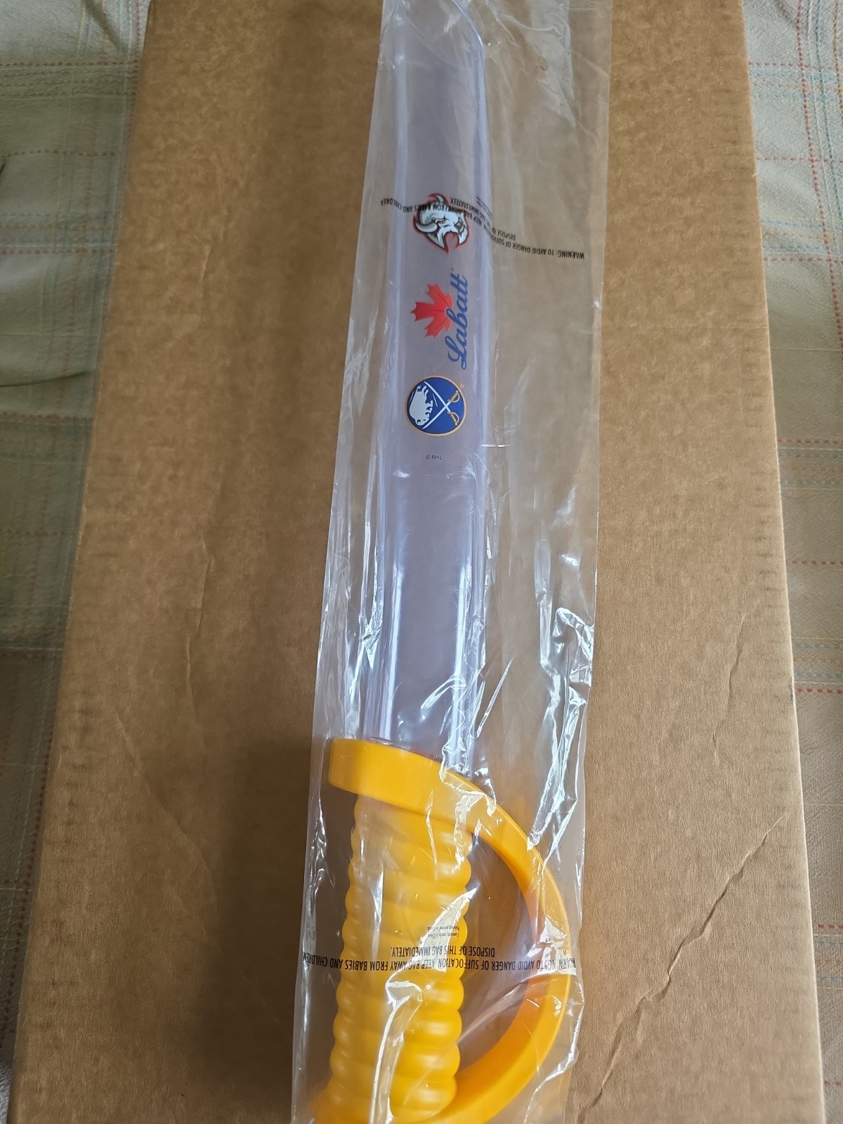 Buffalo Sabres Labatt Blue Beer Sabre Sword 2025 - 2026 New Unused Nhl Hockey