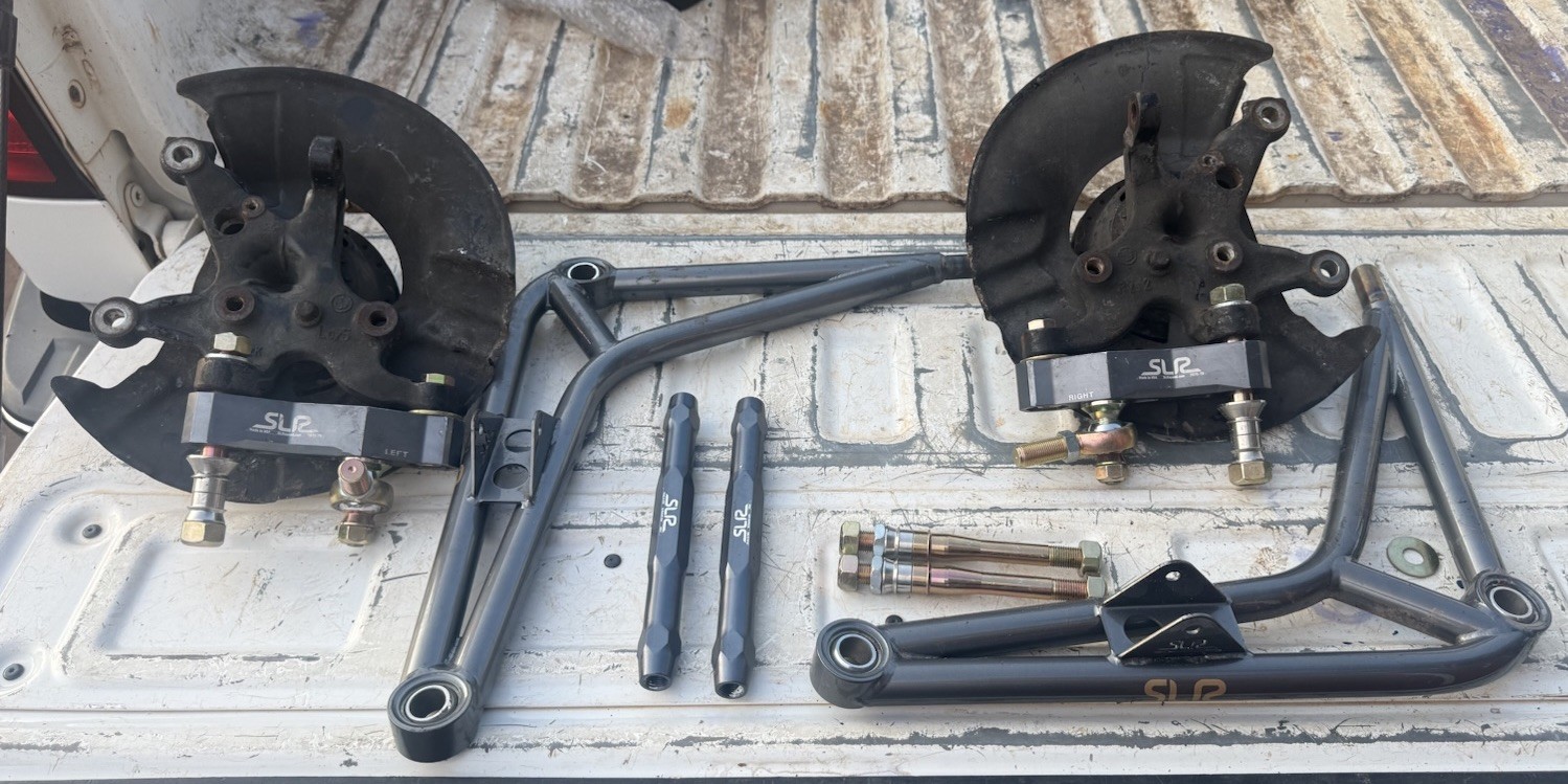E36 Coupe Sedan NON M SLR Steering Angle Kit grey NO KNUCKLES Drift Angle Kit E36 Coupe Sedan NON M SLR Steering Angle Kit grey NO KNUCKLES Drift Angle Kit