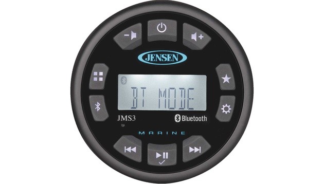 Jensen JMS3RTL Compact Waterproof Bluetooth Stereo 160W Black