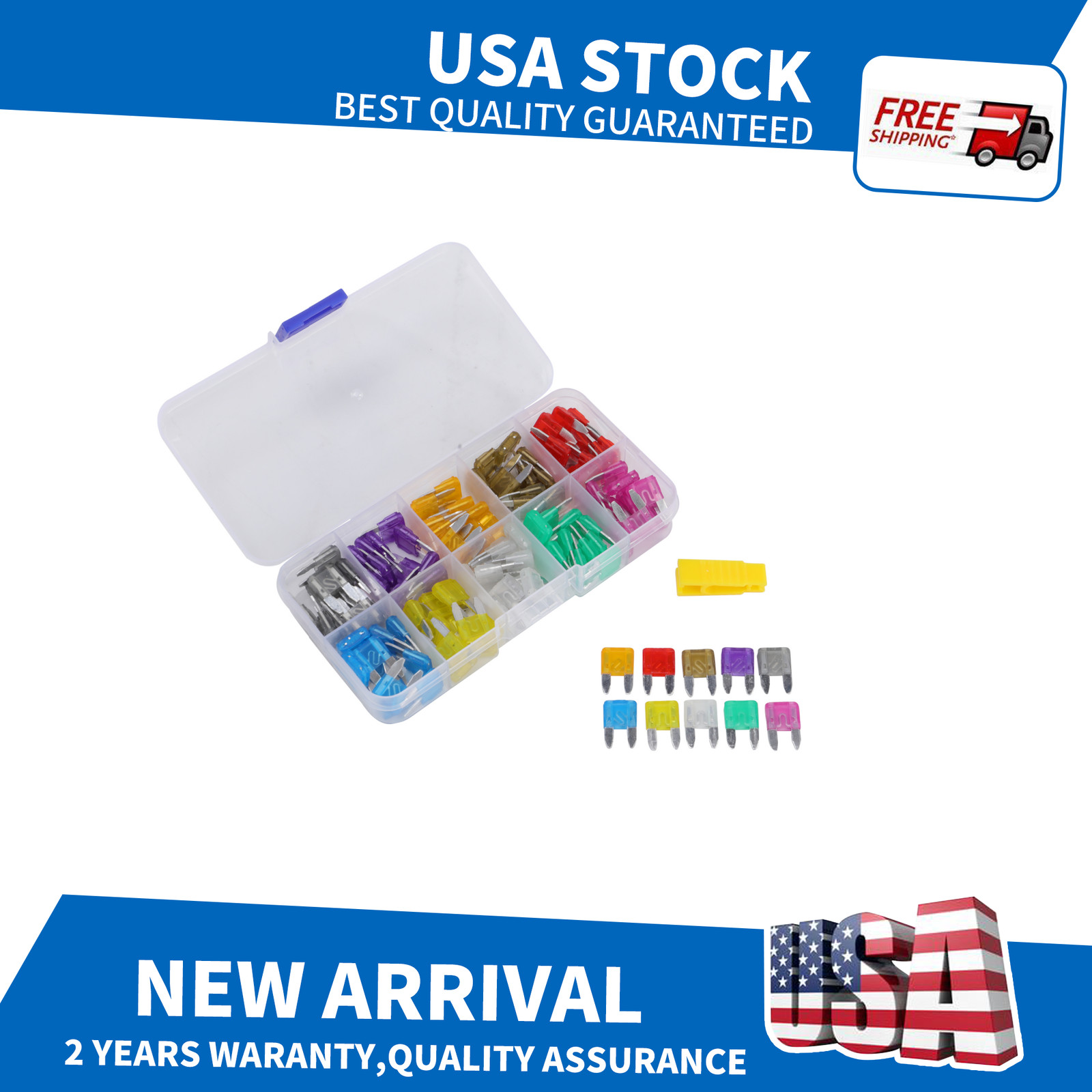 Auto Car Blade Fuses Assortment Kit – 120Pcs Auto Car Blade Fuses Assortment Kit – 120Pcs