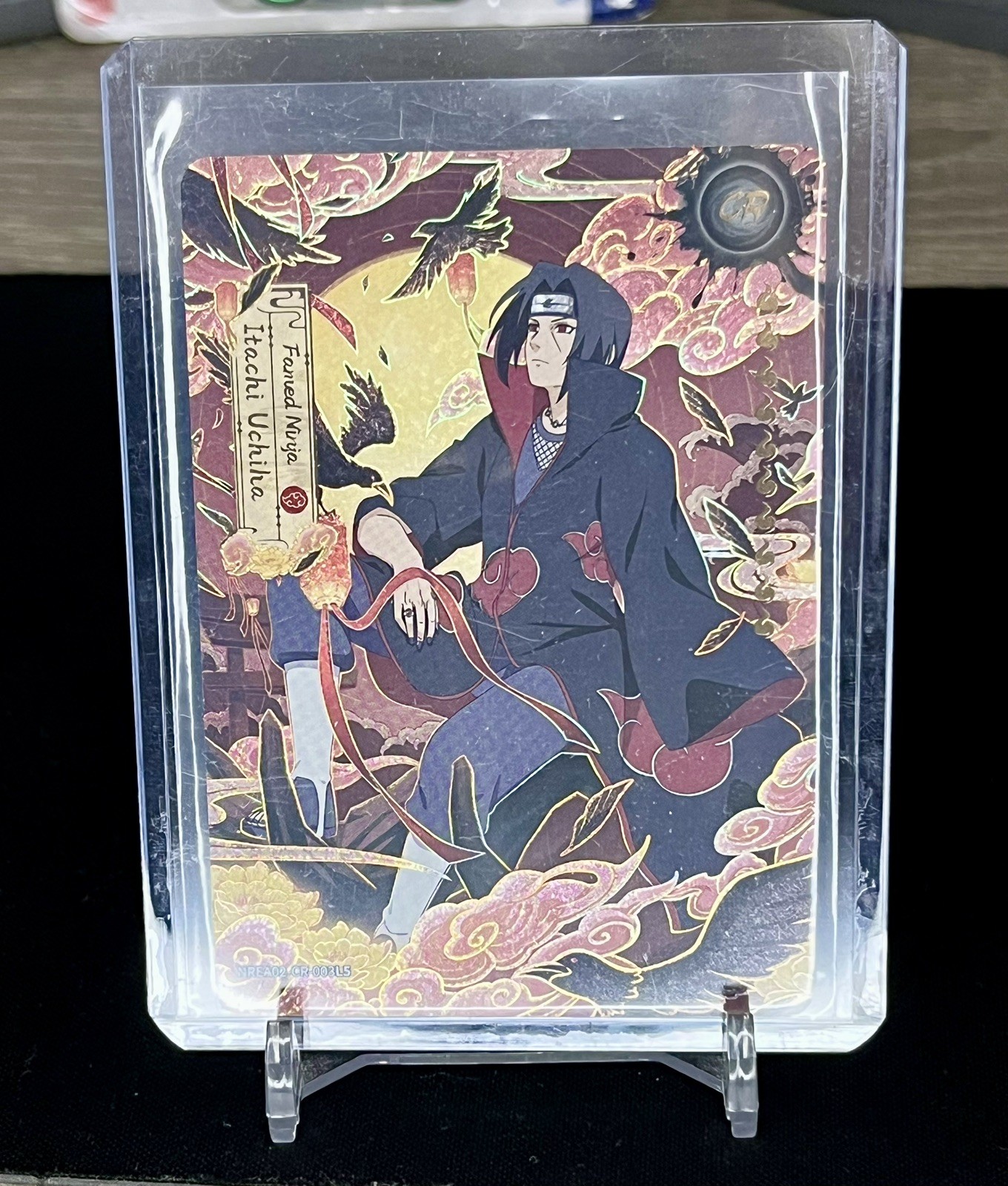 KAYOU Naruto Itachi Uchiha CR Holo English Earth Scroll Series 2 NREA02-CR-003L5