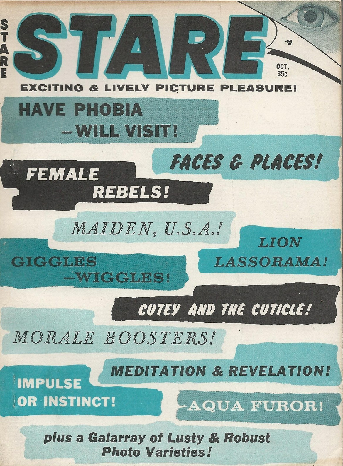 Humorama Stare Magazine October 1960 Cheesecake