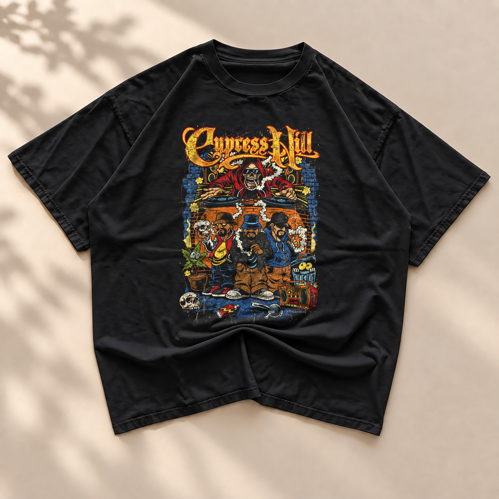 Hot Cypress Hill Hip Hop Cotton Unisex All Size Shirt NA33