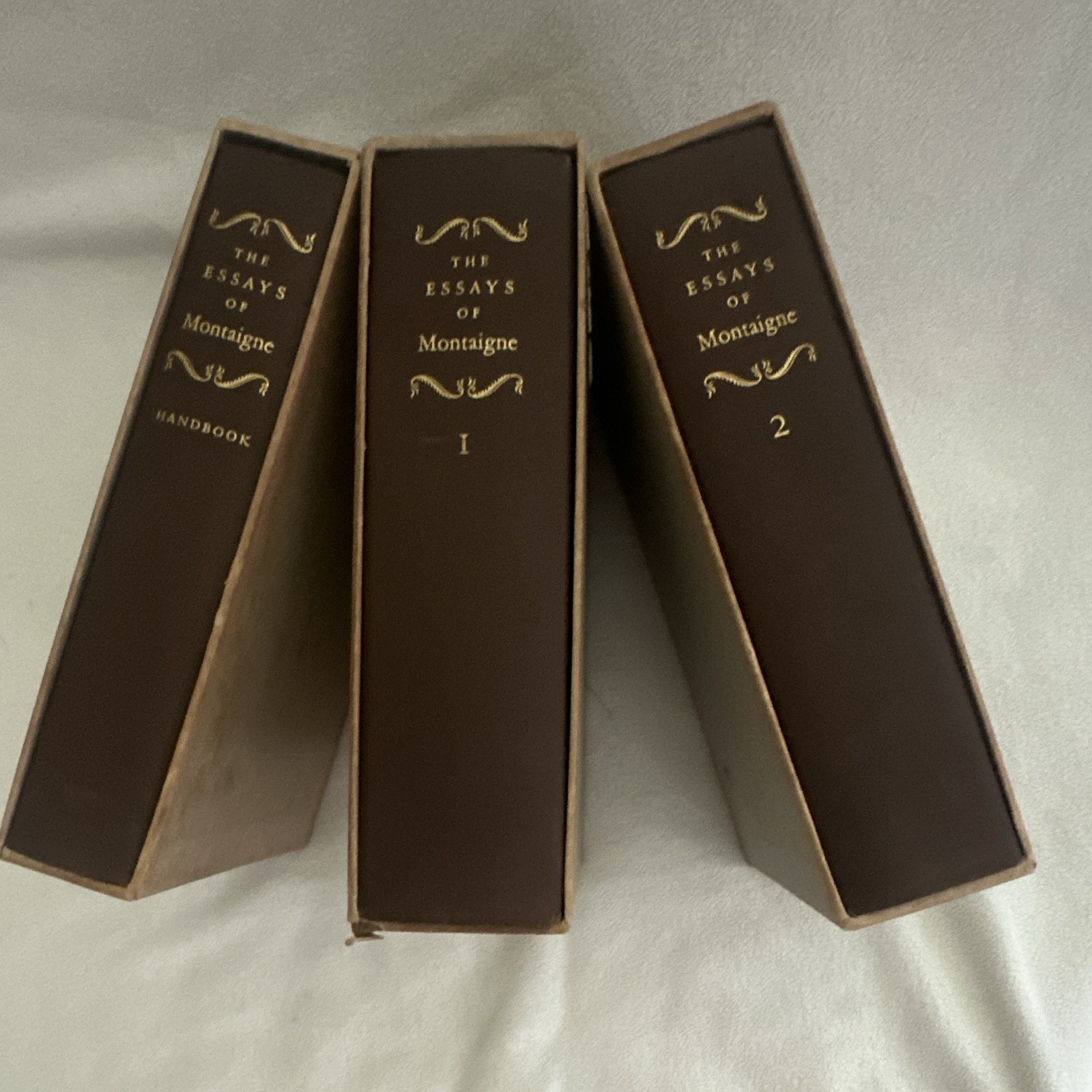 Montaigne The Essays 3-Volume Box Set Hardcover w/ Slipcase Philosophy