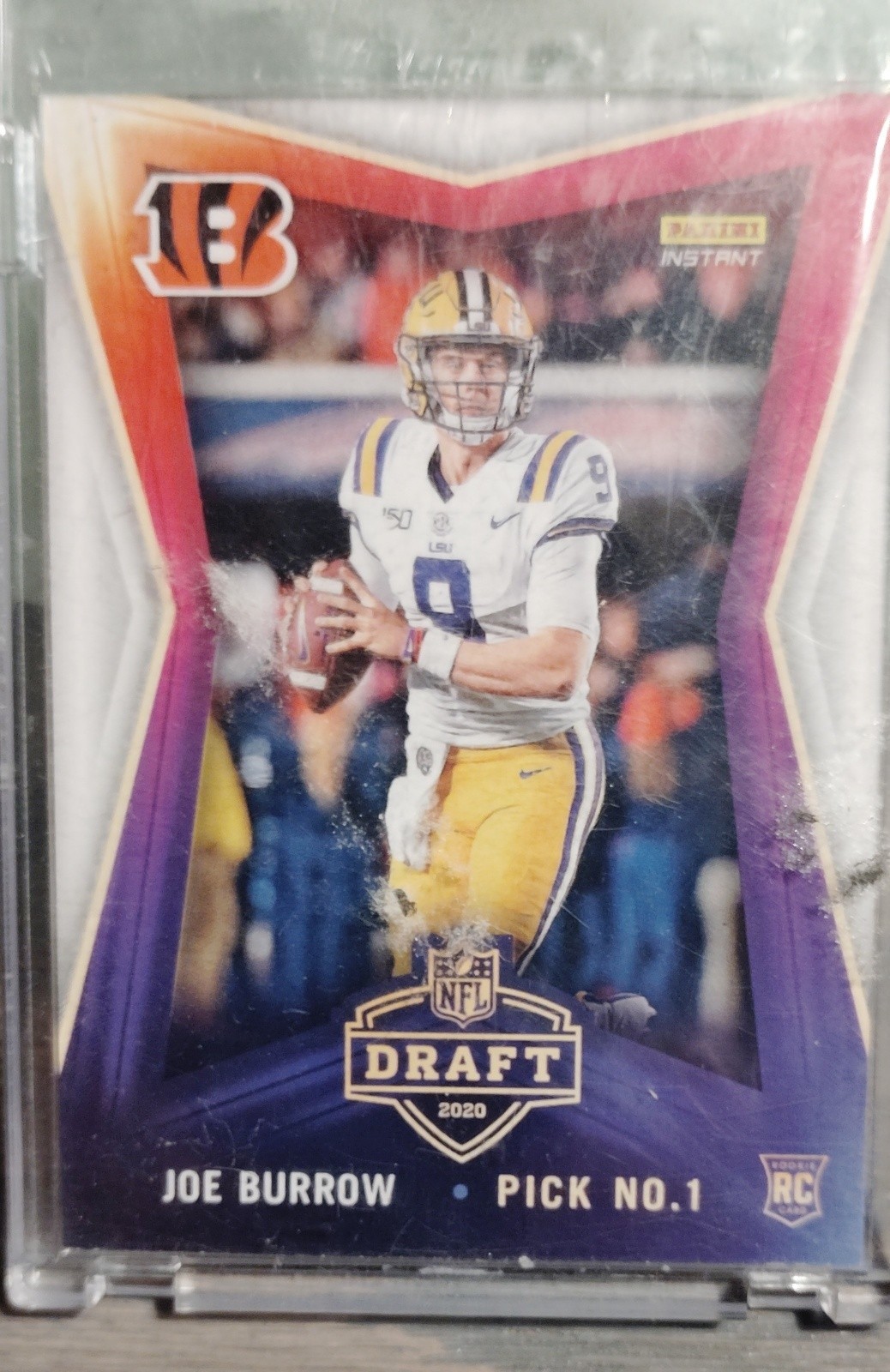 2020 Panini Instant NFL - Draft Night Joe Burrow #1 /8156 (RC)