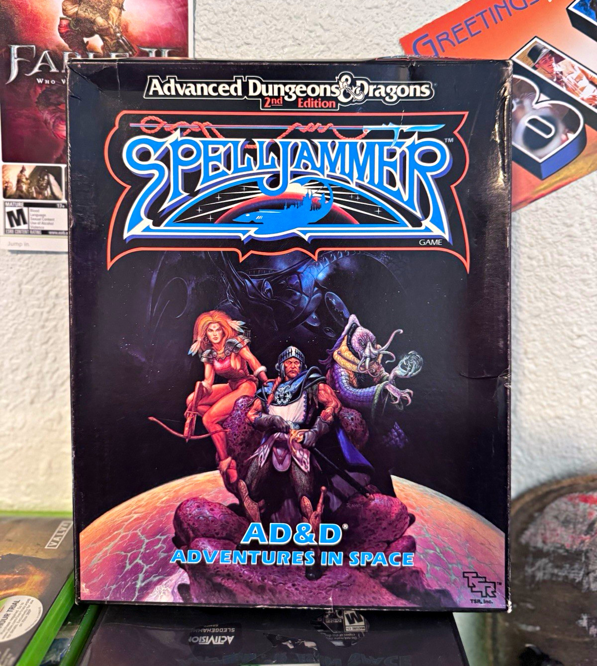 TSR Advanced Dungeons & Dragons 2nd Ed Spelljammer Box Set 1989 MPN 2107