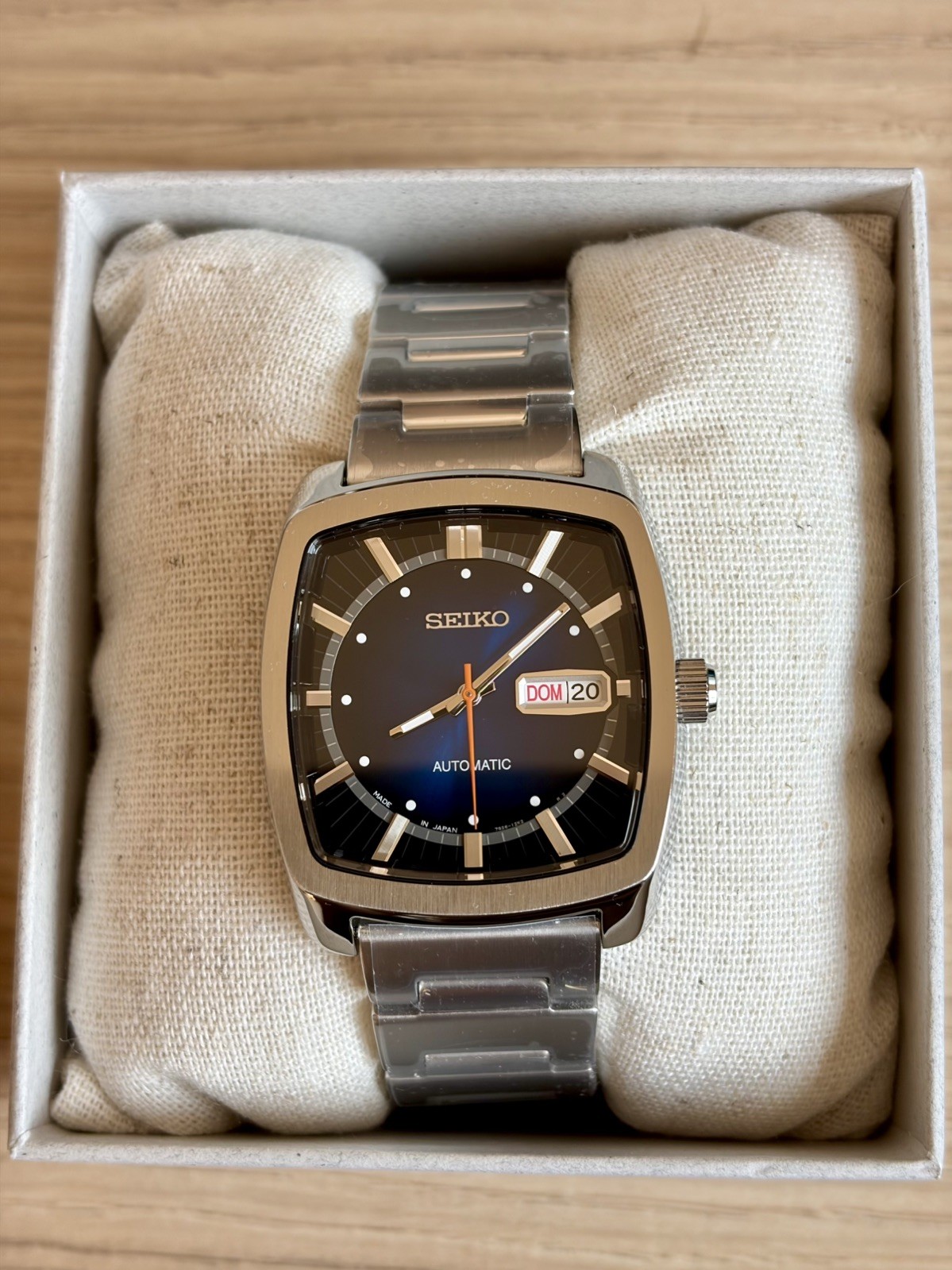 Seiko Recraft Series Mens Automatic Blue Dial Watch SNKP23 - Mint Condition