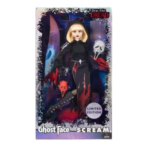 Jakks Doll Haus of Dread GhostFace Scream Limited Edition Bedazzle Bling PRESALE Jakks Doll Haus of Dread GhostFace Scream Limited Edition Bedazzle Bling PRESALE