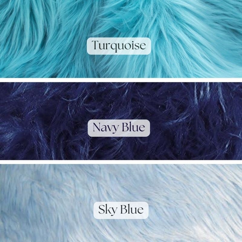 Fluffy Shaggy Faux Fur Fabric by Yard – 60\ Fluffy Shaggy Faux Fur Fabric by Yard – 60\