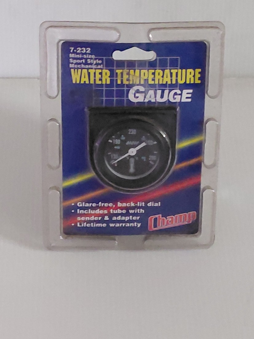 CHAMP /Dorman Mini 1.5 Mechanical Water Temp Gauge 7-232 CHAMP /Dorman Mini 1.5 Mechanical Water Temp Gauge 7-232