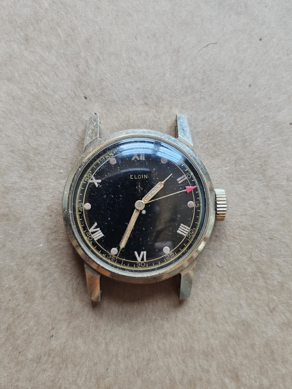 Vintage Elgin WW2 Era Military Style Watch