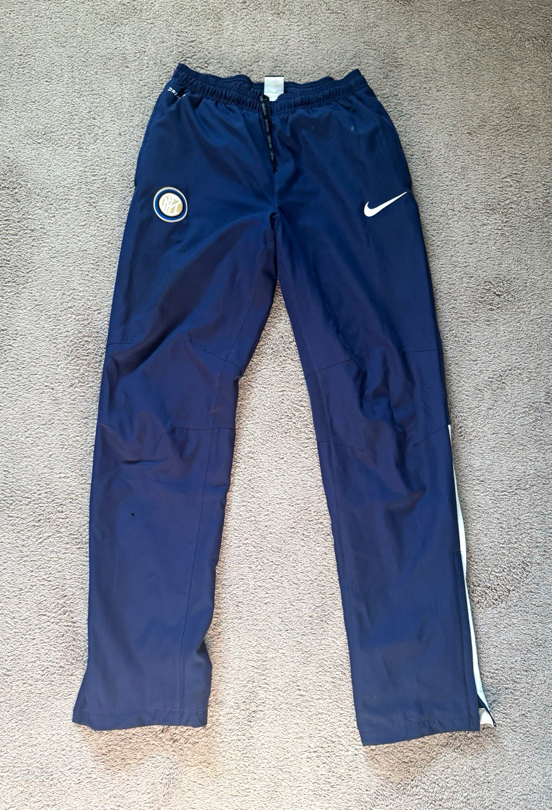 Nike Inter Milan FC Dri-FIT Soccer Track Pants Mens Size S Navy Blue Ankle Zip Nike Inter Milan FC Dri-FIT Soccer Track Pants Mens Size S Navy Blue Ankle Zip