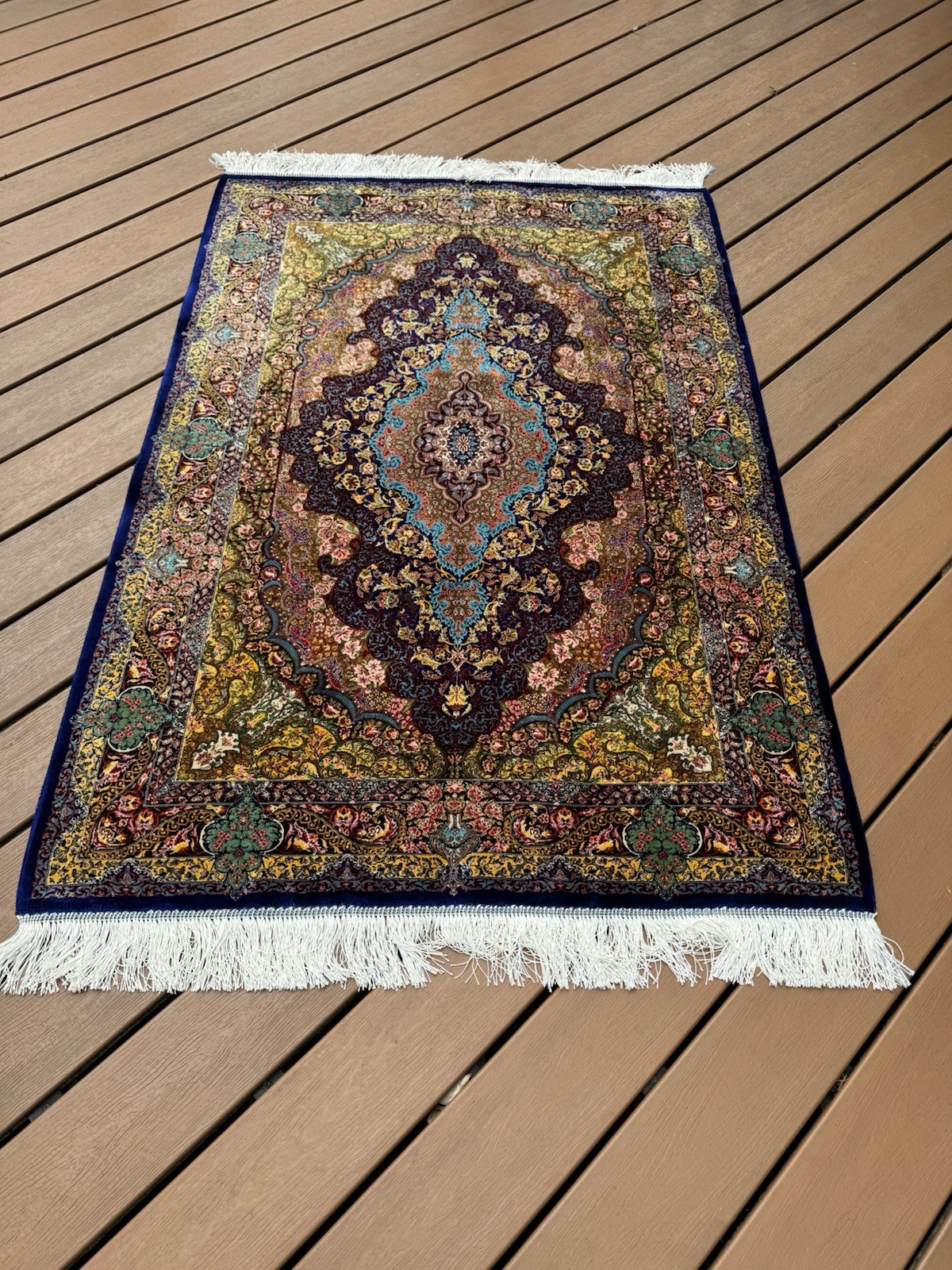 High Quality Silk Rug Wall Hanging Pictorial Persiann’ Silk Rug Carpet 3x5 Ft