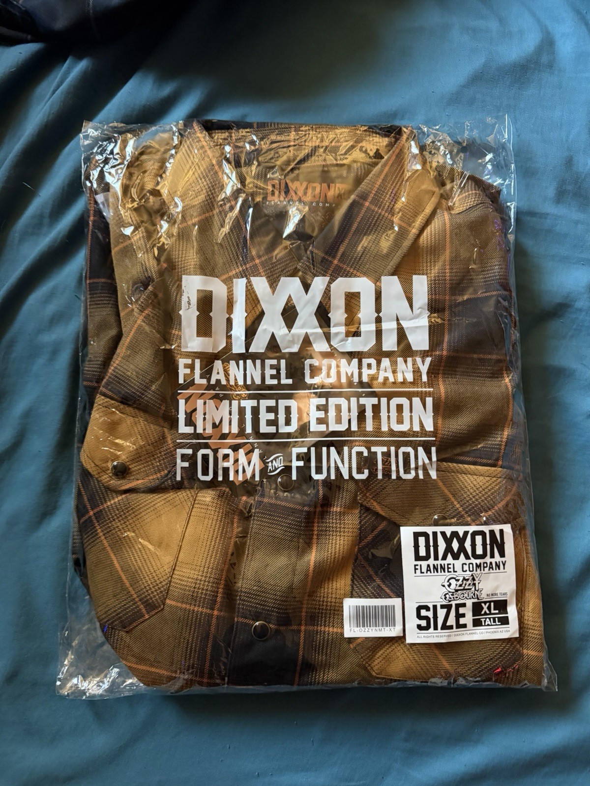 Dixxon Flannel Co Ozzy Osbourne XL Tall men’s Dixxon Flannel Co Ozzy Osbourne XL Tall men’s