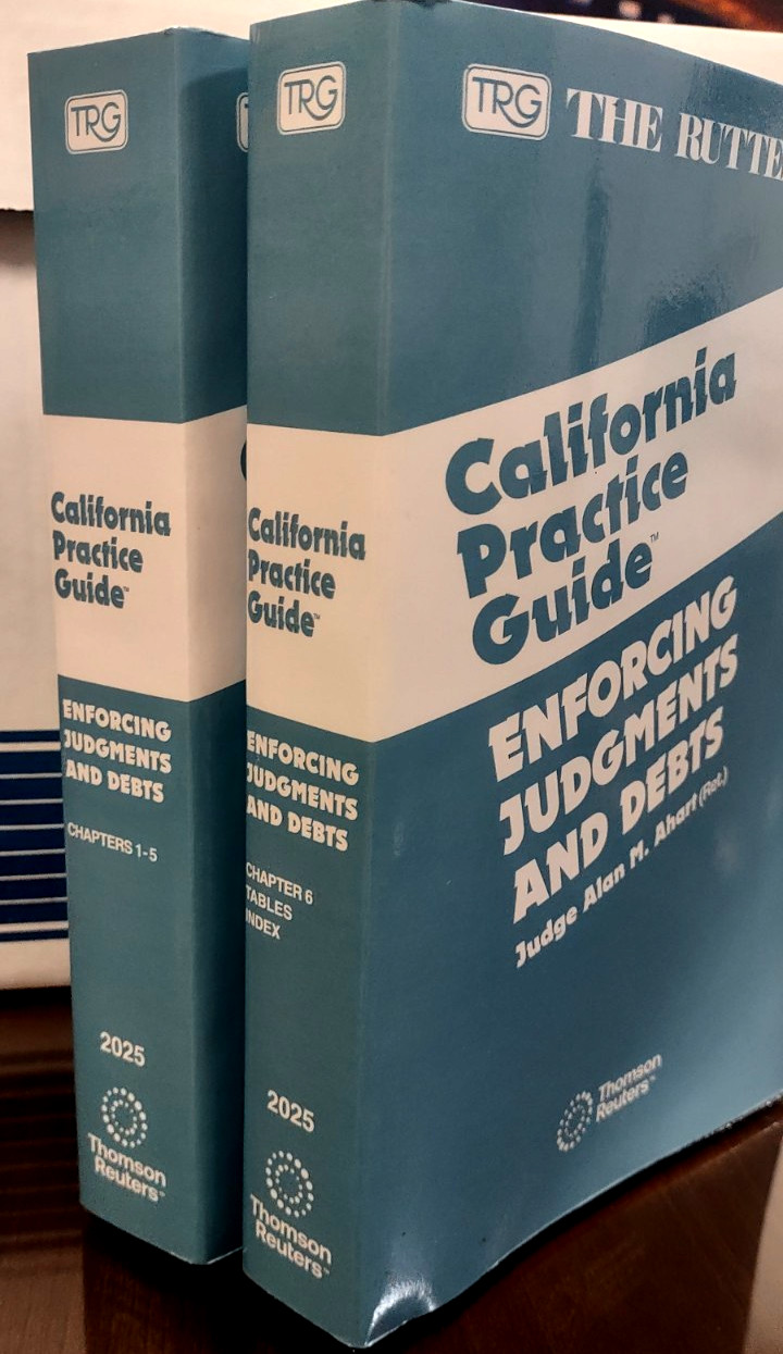 2025 California Practice Guide ENFORCING JUDGEMENTS and DEBTS Rutter NEW 2025 California Practice Guide ENFORCING JUDGEMENTS and DEBTS Rutter NEW