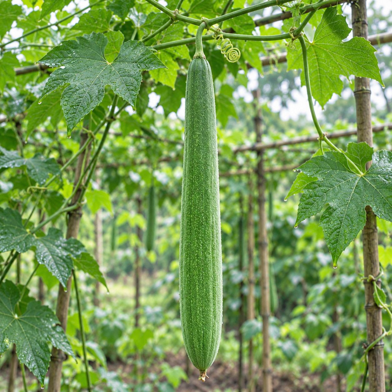 Long Luffa Gourd Seeds for Planting, 30 Seeds for Trellises and Home Garden Beds