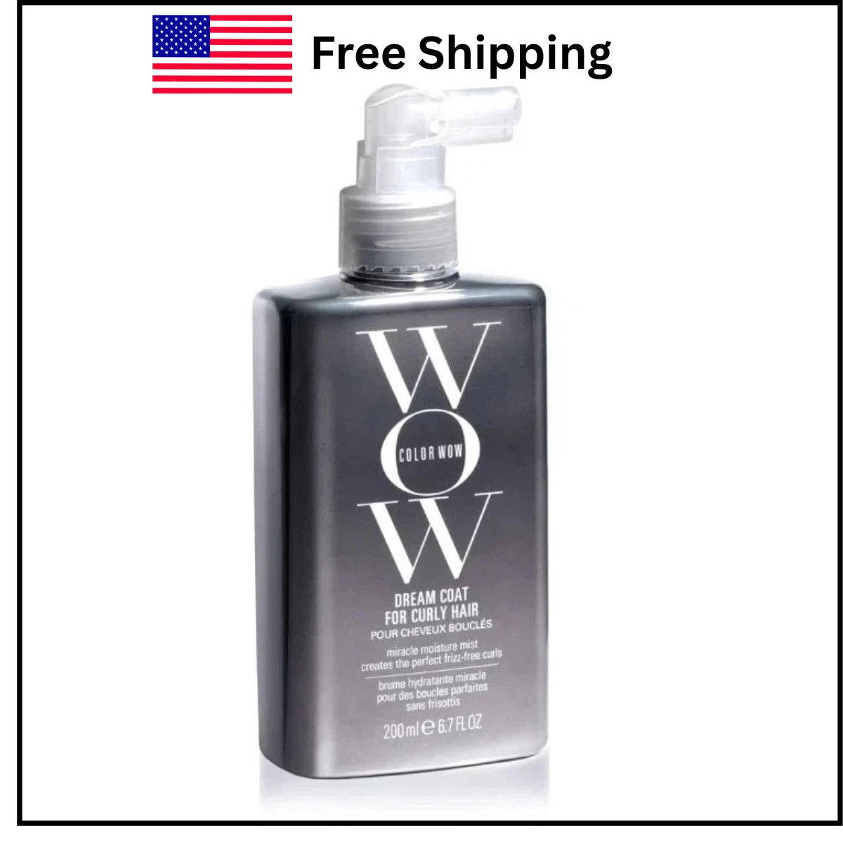 COLOR WOW Dream Coat for Curly Hair - Frizz-Free Curls, 200ml / 6.7 fl oz COLOR WOW Dream Coat for Curly Hair - Frizz-Free Curls, 200ml / 6.7 fl oz