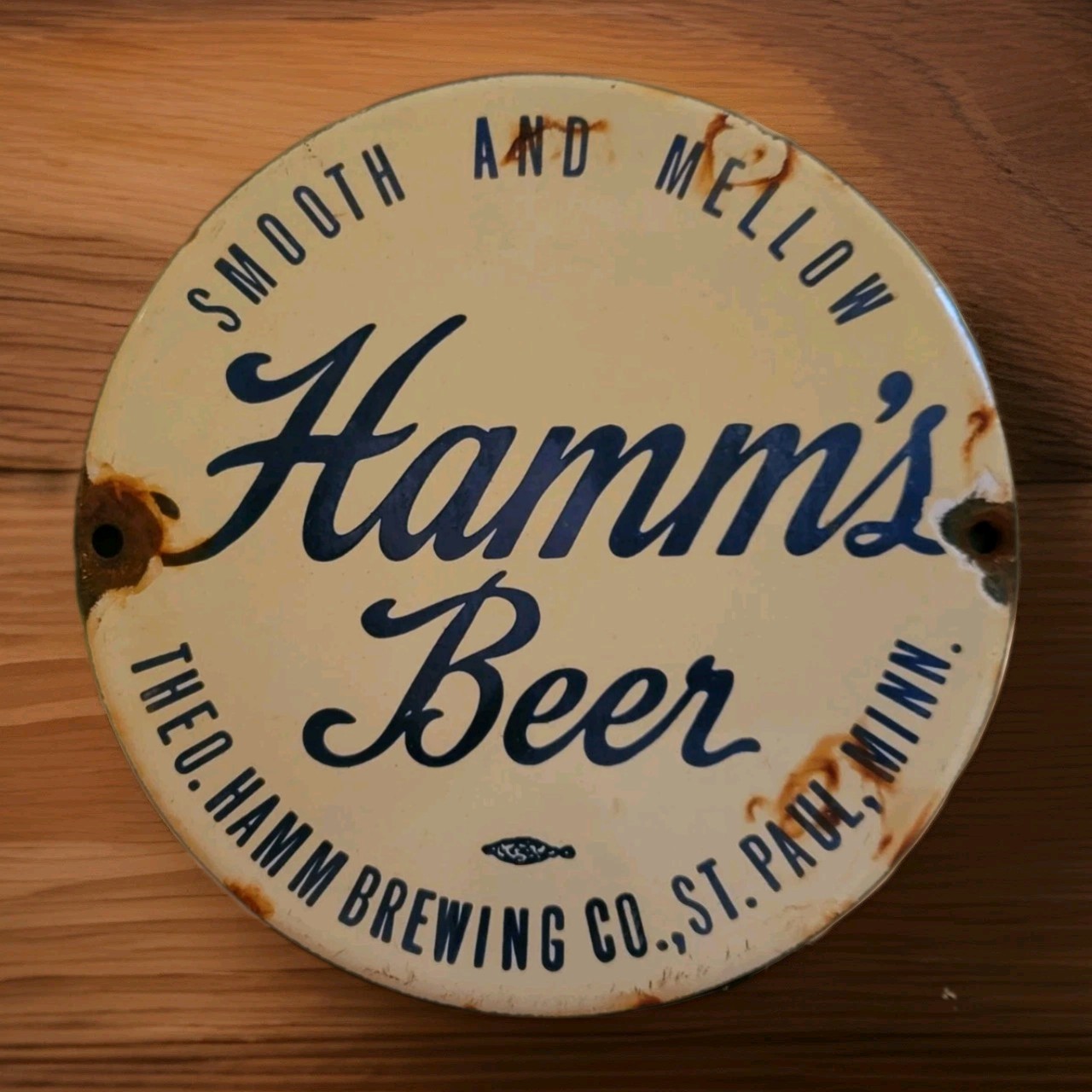 Vintage Hamms Beer Sign Porcelain Schmidt Jax Iroquois Gluek’s Pabst Silvertop 