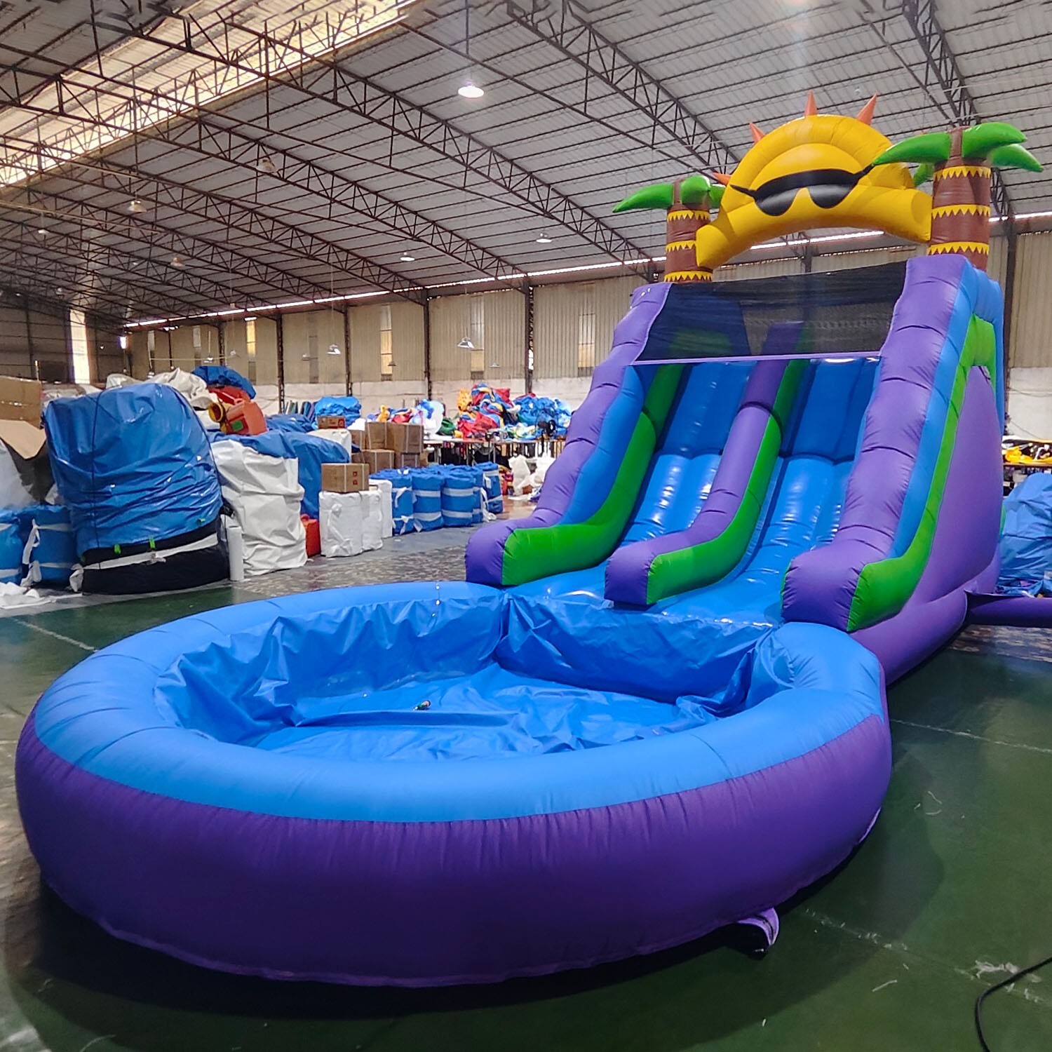26FT Commercial 100% PVC Inflatable Bounce House Dual Water Slide for Kids Adult 26FT Commercial 100% PVC Inflatable Bounce House Dual Water Slide for Kids Adult