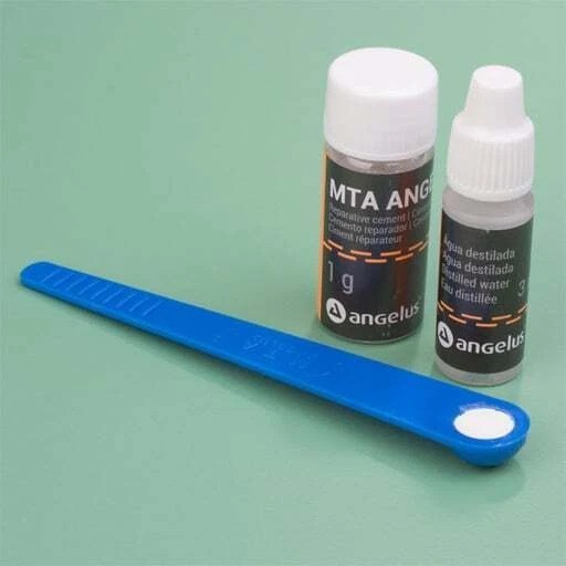 Angelus MTA White Reparative Cement 1g Kit with Distilled Water & Scoop #822