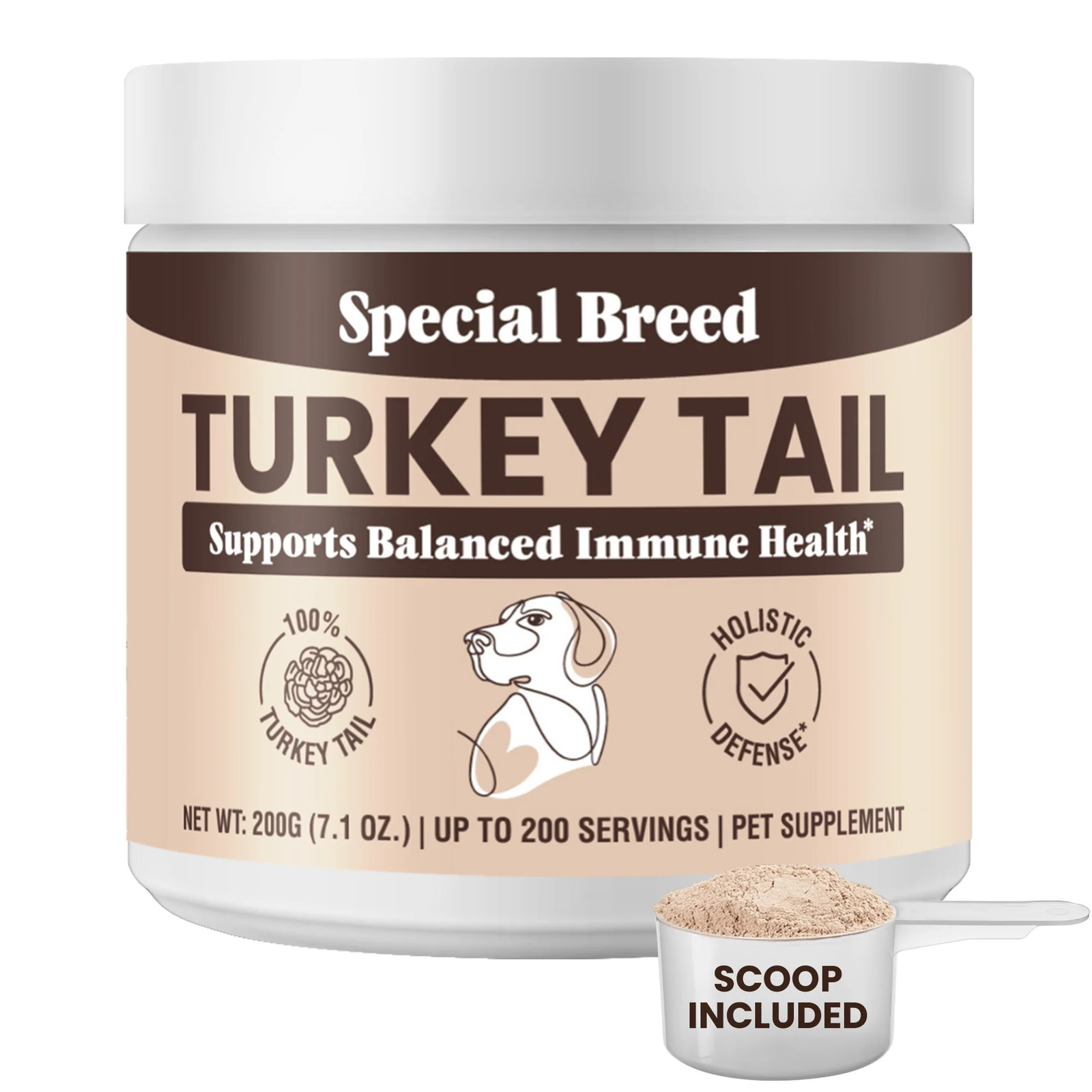 Organic Turkey Tail Powder - 7.1oz Organic Turkey Tail Powder - 7.1oz