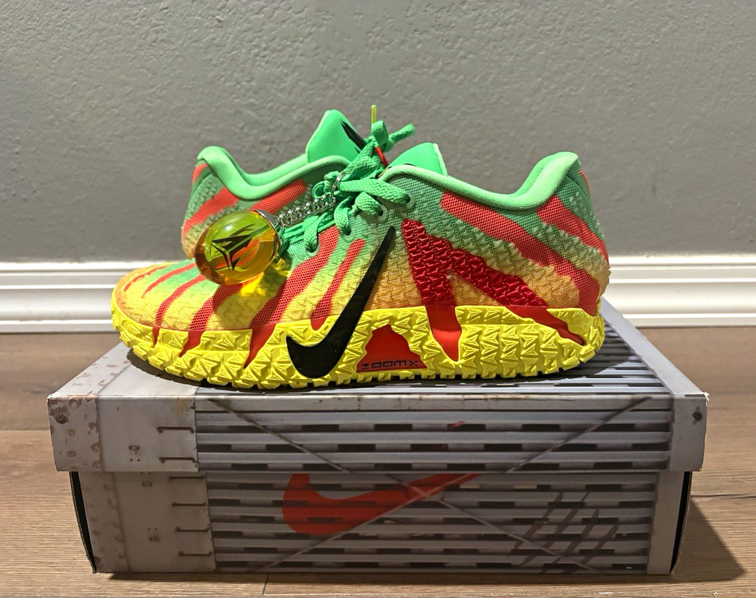 Nike Jurassic Park JA 3 Men’s Low Top Basketball Sneaker Lace-Up Green