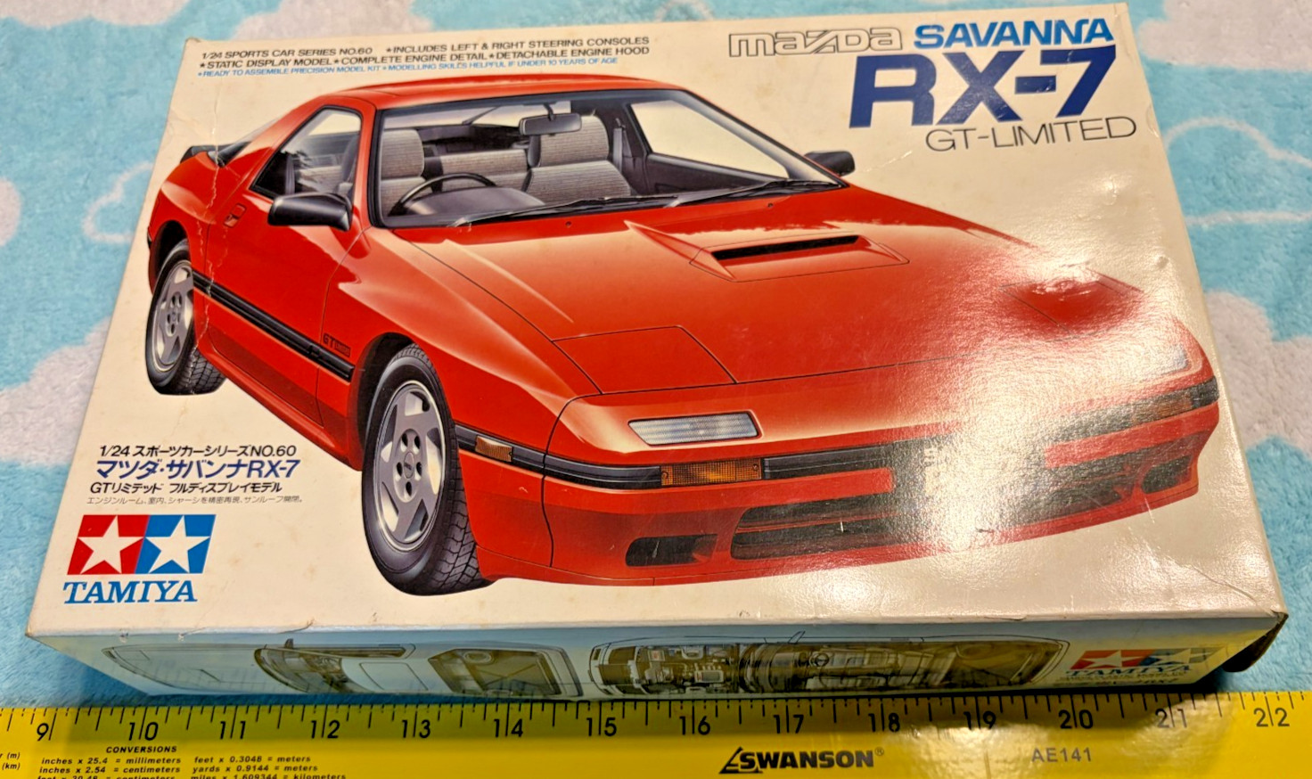 TAMIYA MAZDA SAVANNA RX-7 GT-LIMITED 1986 1/24 Model JDM KIT