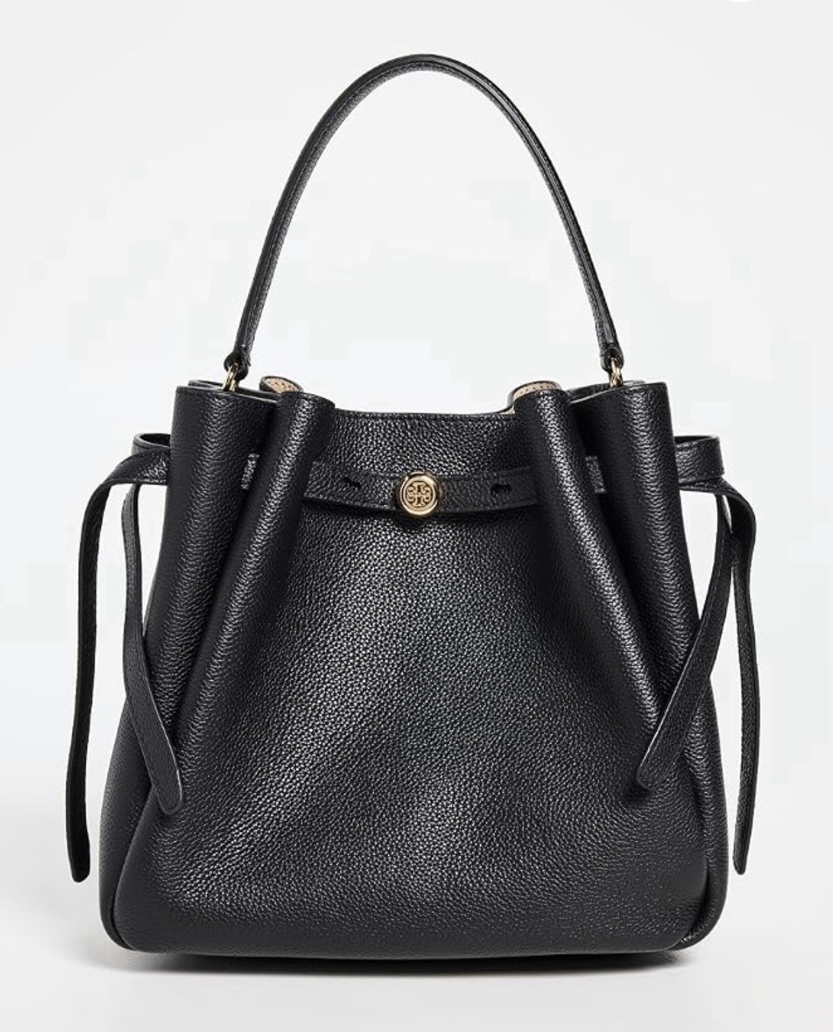 Tory Burch NWT Romy Bucket Bag In Black Style# 166982 Tory Burch NWT Romy Bucket Bag In Black Style# 166982