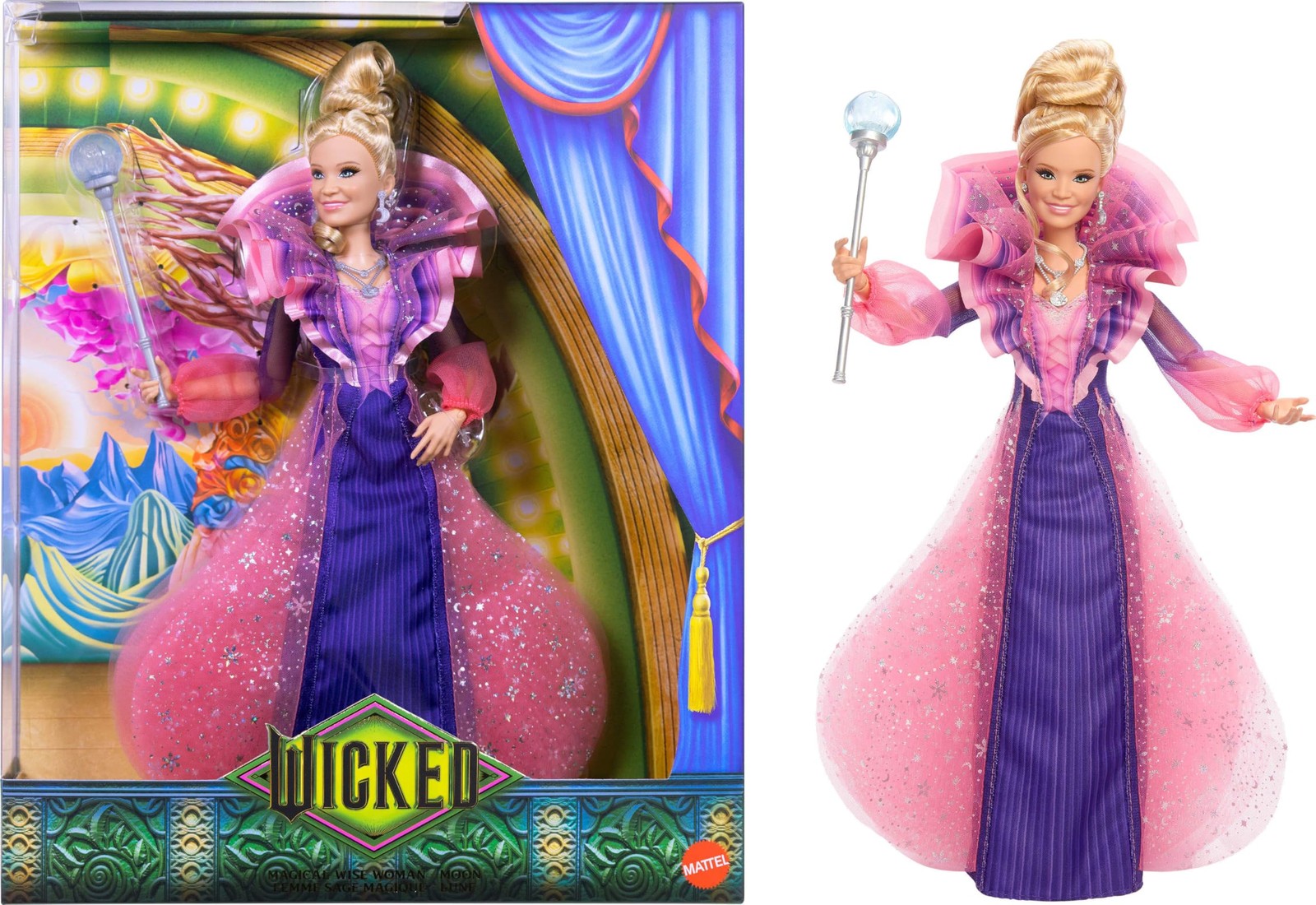 Mattel Universal Pictures Wicked Magical Wise Woman – Moon Fashion Doll JLG42