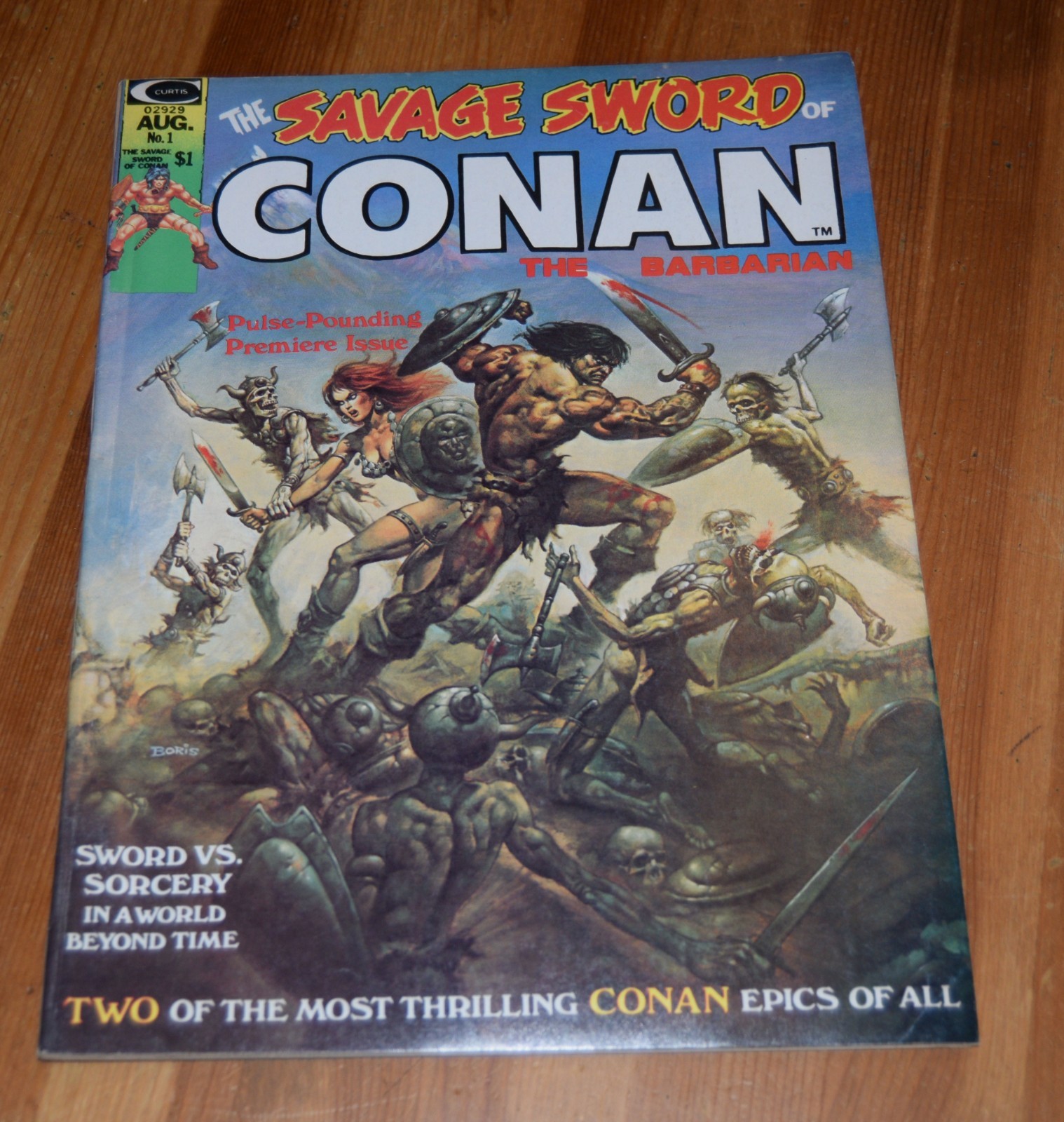 Savage Sword of Conan #1 Red Sonja 1974 Boris John Buscema Adams Barry Smith