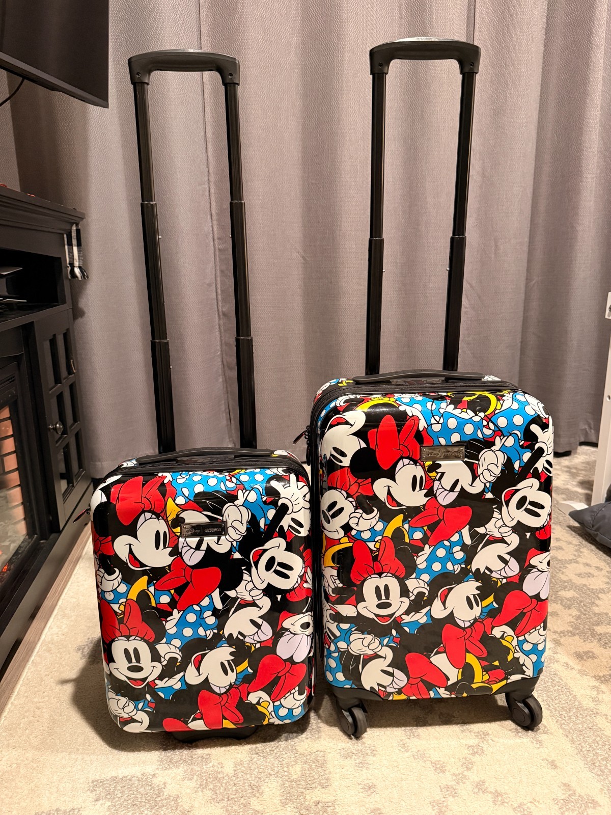 Great American Tourister Mickey Mouse Disney 2 Pc Hardshell Carry-On Luggage Set