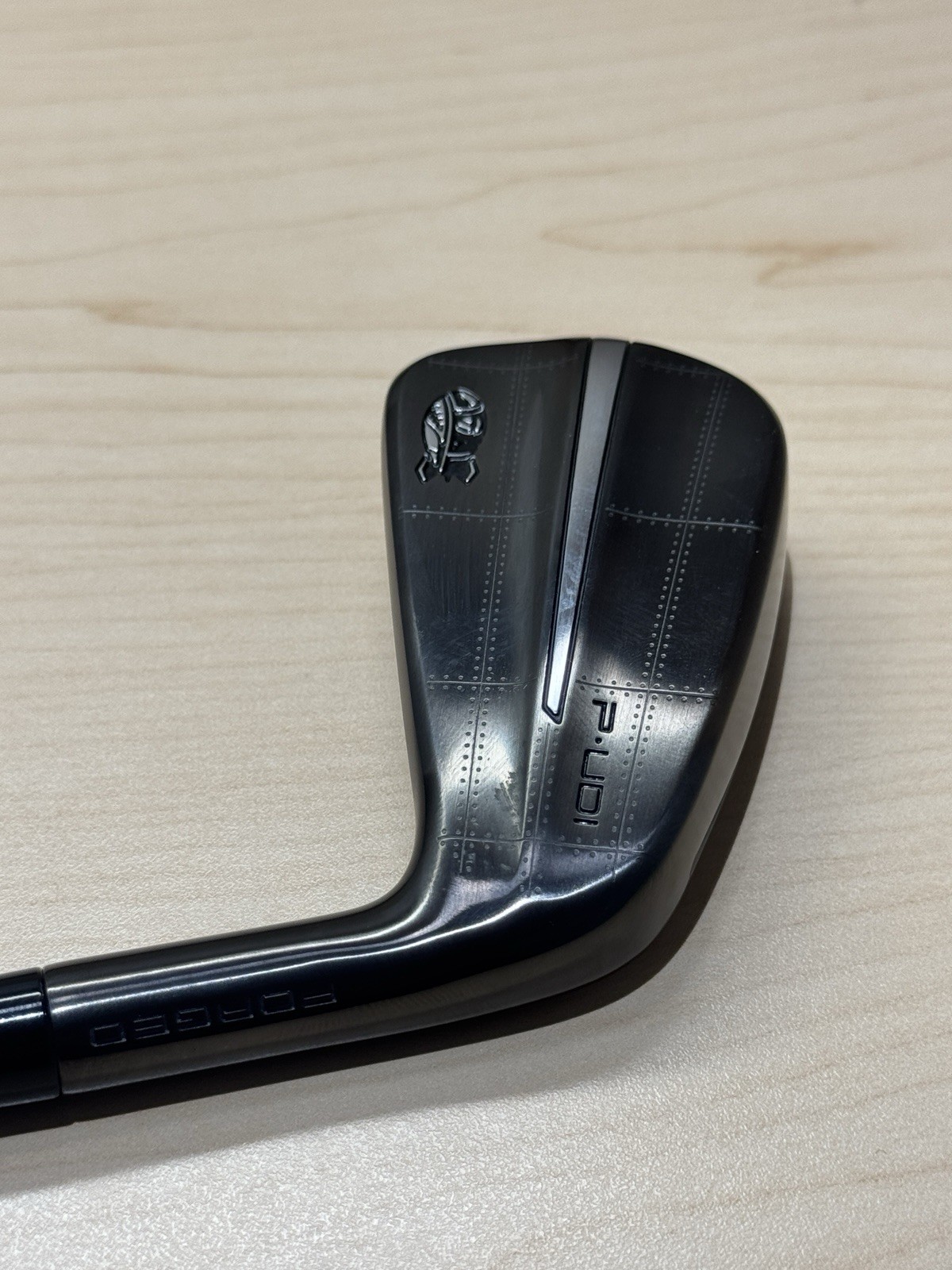 TaylorMade Forged P-UDI Midnight Run Bomber Driving Iron w/ UST Recoil 90g Stiff TaylorMade Forged P-UDI Midnight Run Bomber Driving Iron w/ UST Recoil 90g Stiff