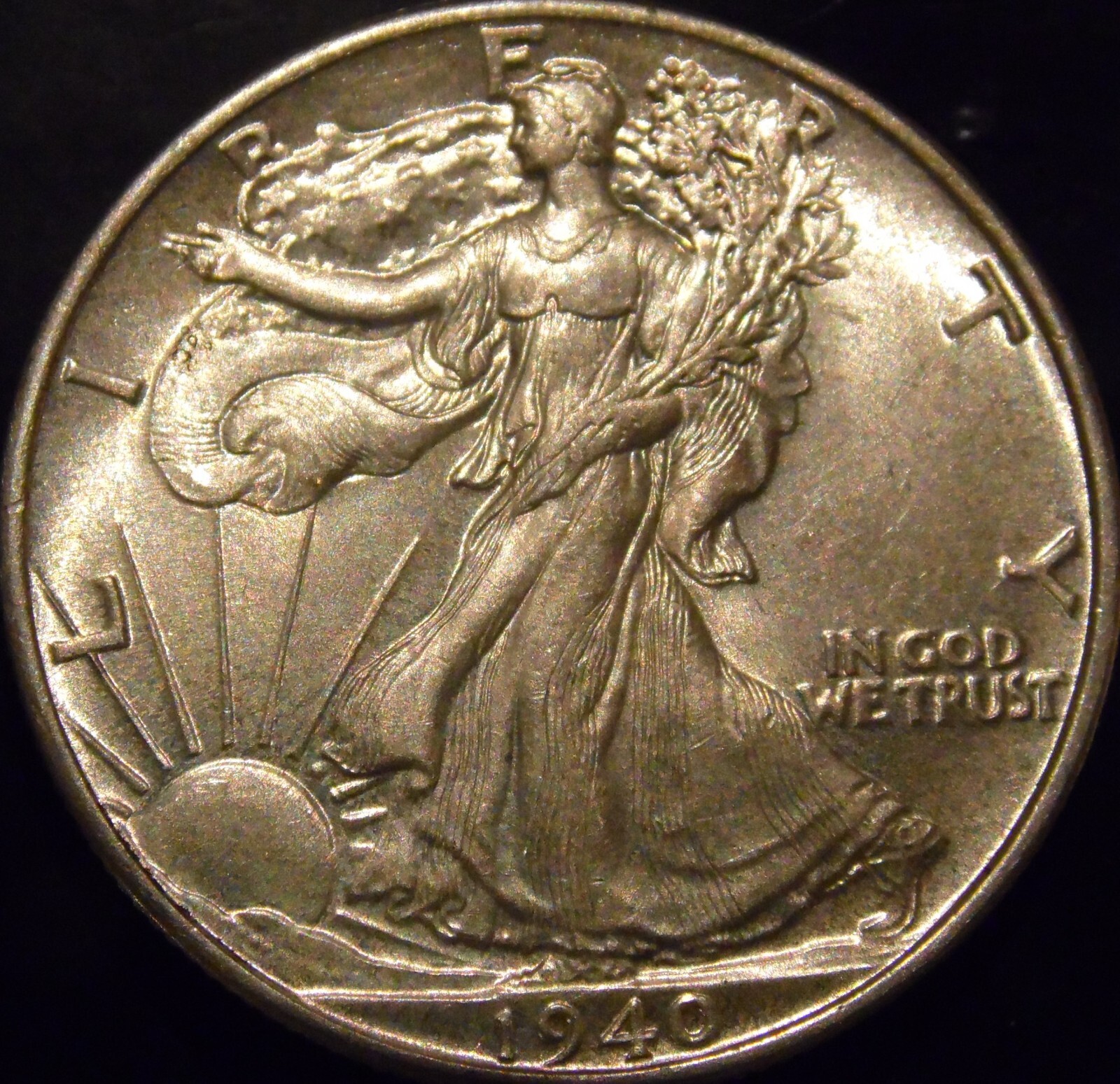 1940-P Walking Liberty Half Dollar Gem BU