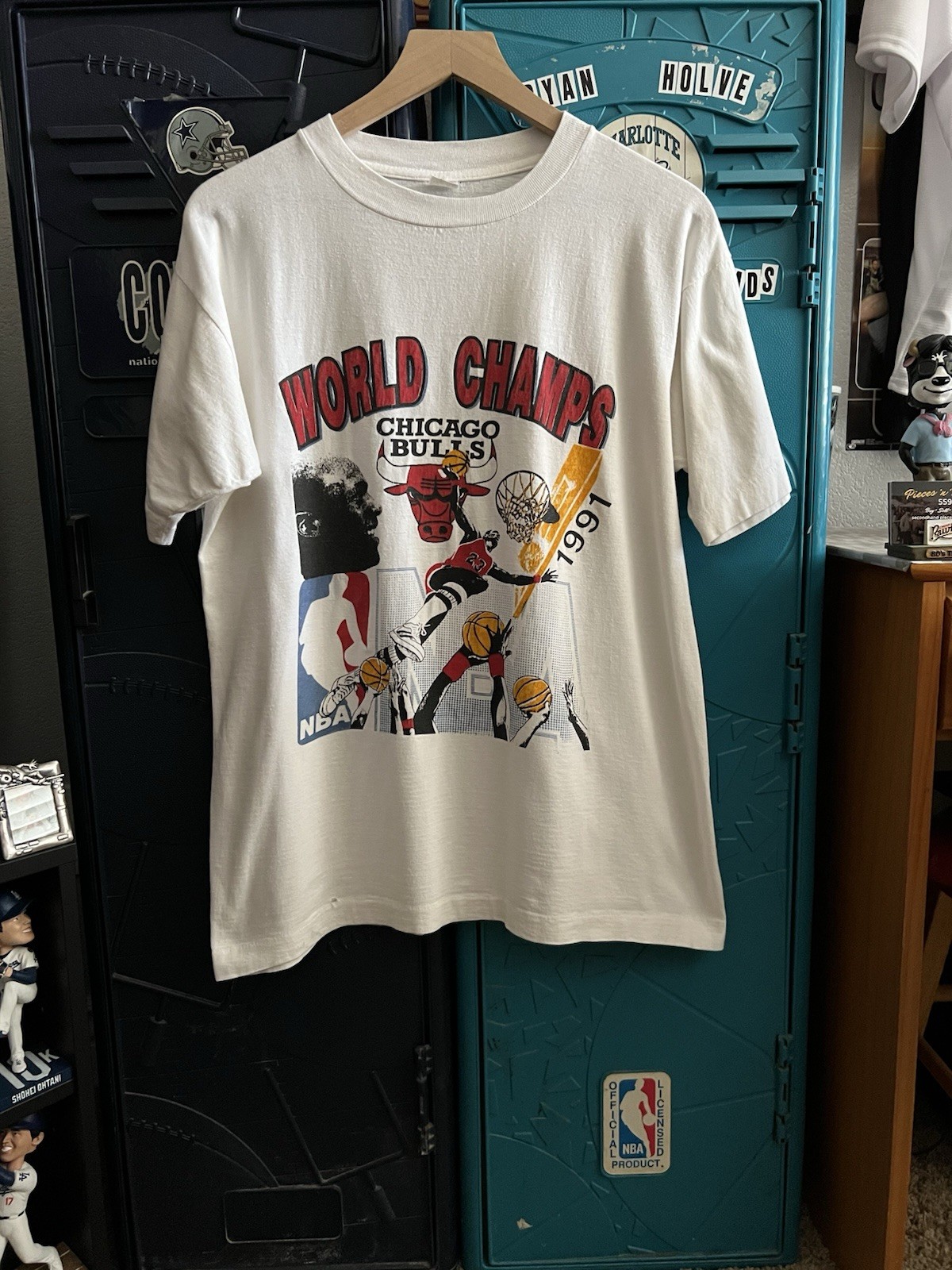 Vintage 1991 NBA Finals Chicago Bulls Michael Jordan Shirt L Vintage 1991 NBA Finals Chicago Bulls Michael Jordan Shirt L