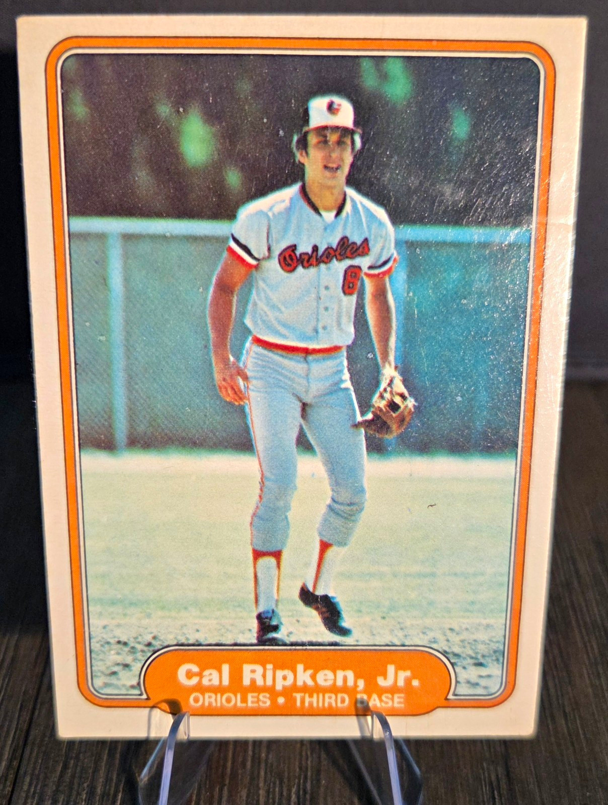 1982 Fleer Cal Ripken Jr. #176 Rookie Base Set Baltimore Orioles 1982 Fleer Cal Ripken Jr. #176 Rookie Base Set Baltimore Orioles
