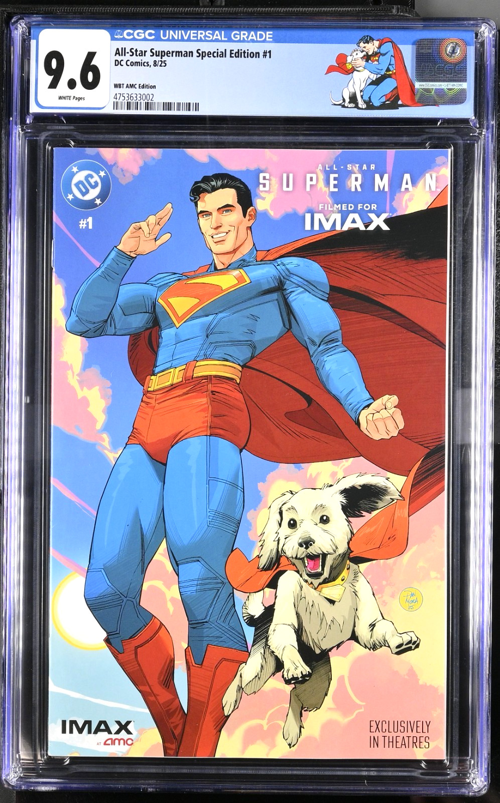 All-Star Superman Special Edition #1 CGC 9.6 - WBT AMC/IMAX Ed - Custom Label NM All-Star Superman Special Edition #1 CGC 9.6 - WBT AMC/IMAX Ed - Custom Label NM