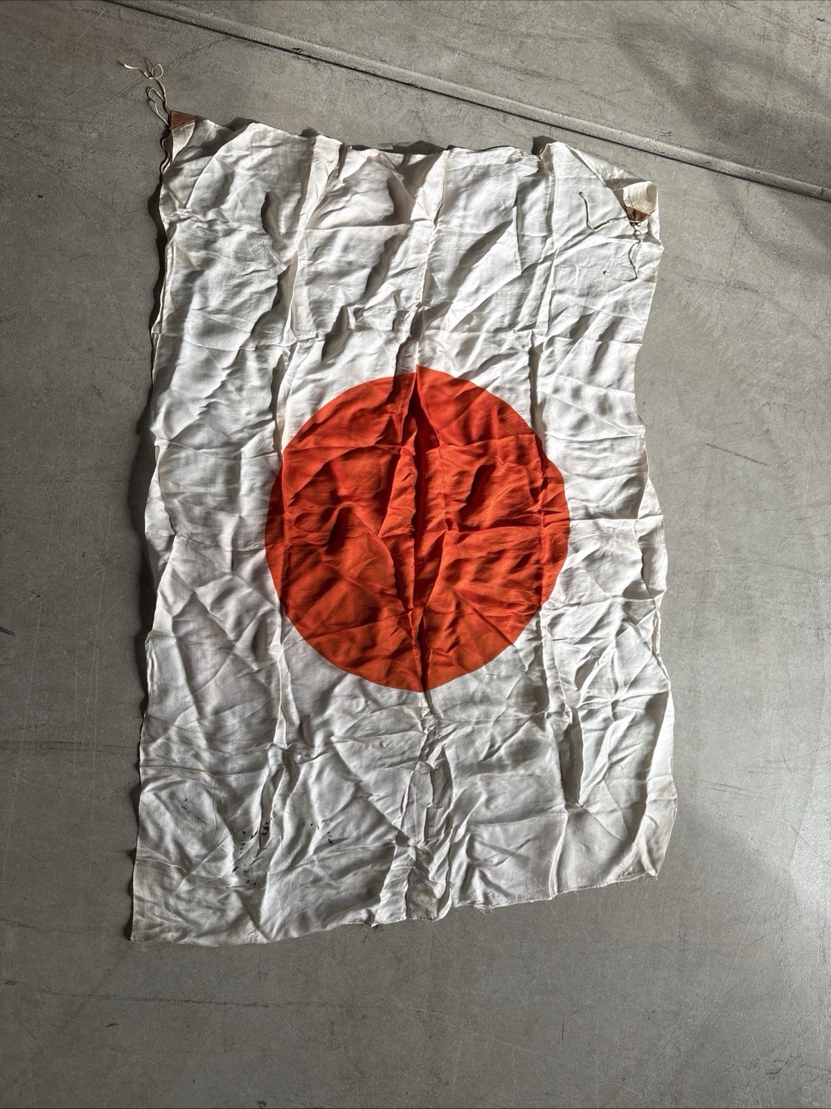 Vintage Japanese Silk Flag Ww2 Era 1940s Flag From Japan
