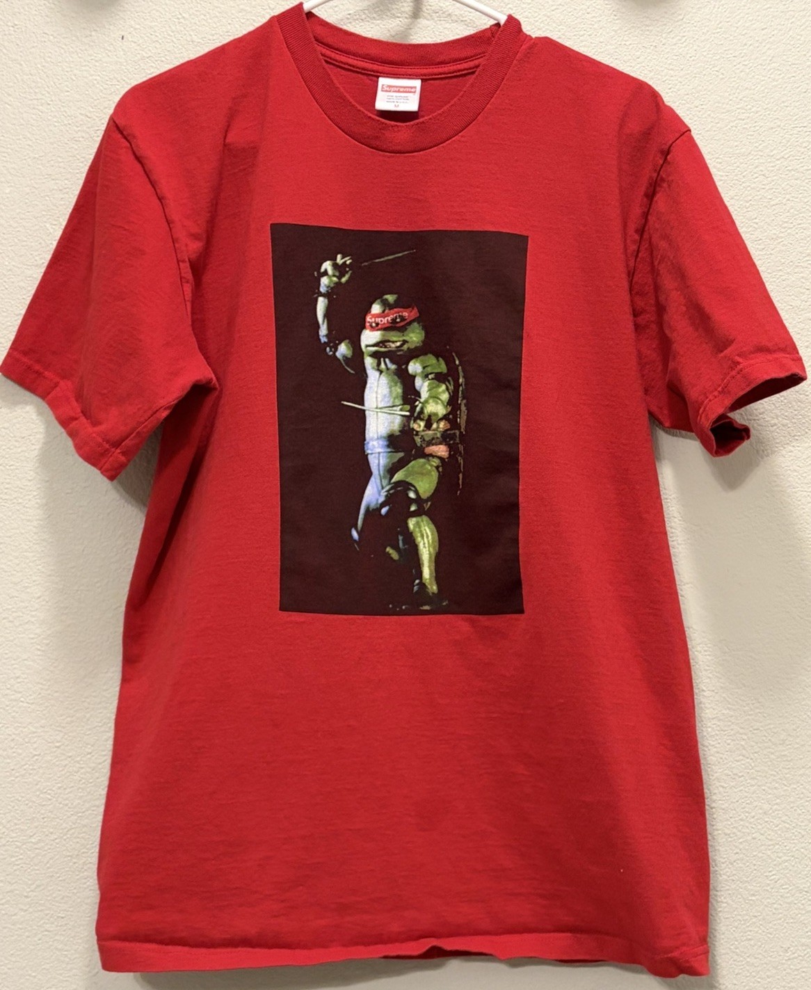Supreme Raphael TMNT Red T-Shirt Medium Teenage Mutant Ninja Turtles