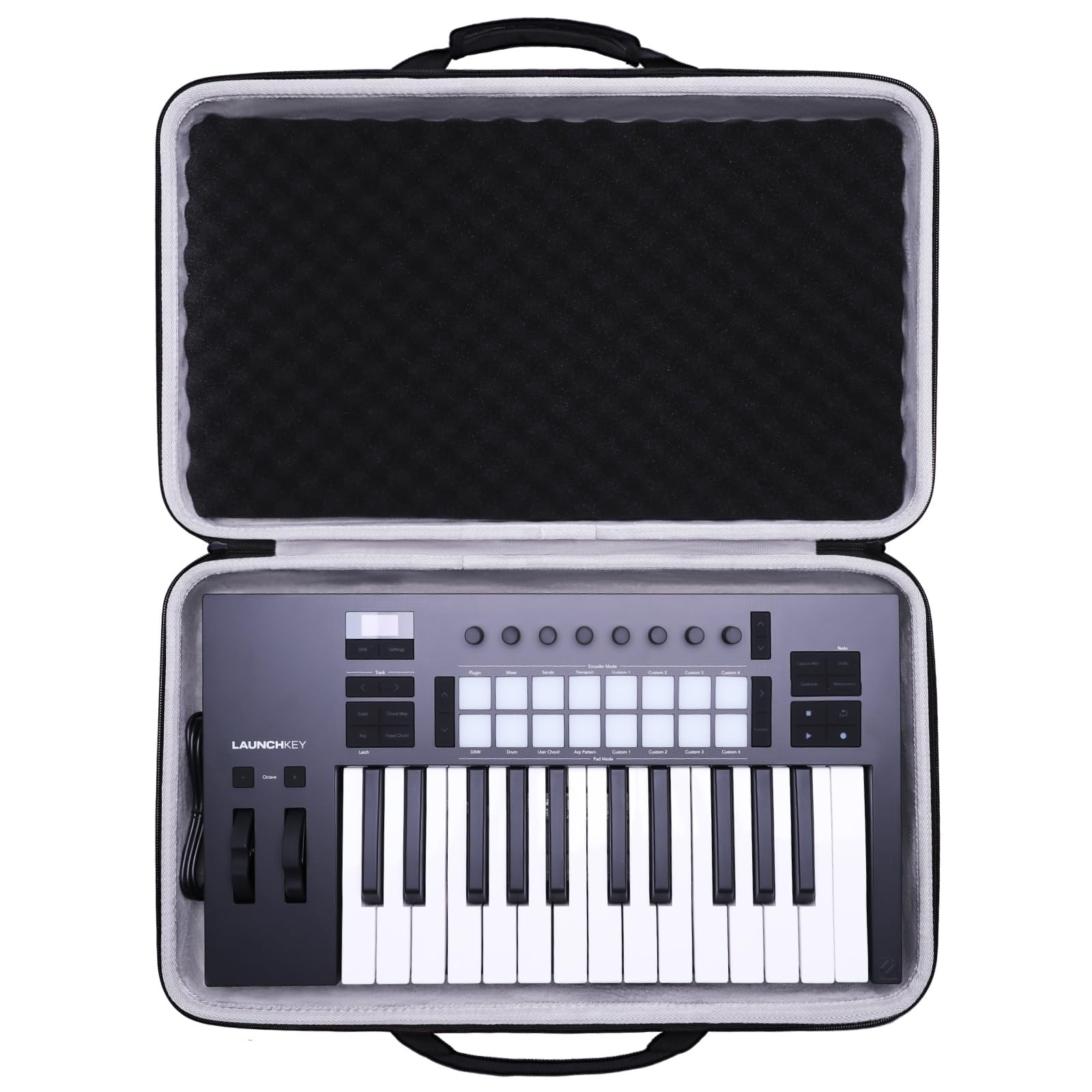 L LTGEM Keyboard Controller Case | Compatible with Novation Launchkey 25 MK4 ...