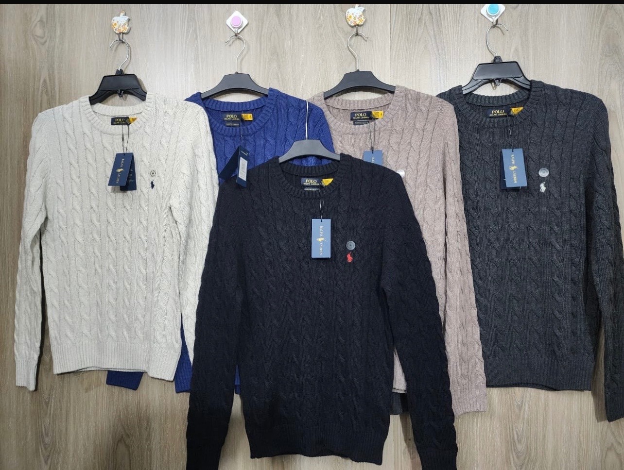 Polo Ralph Lauren Men’s Cotton Crew Neck Cable Knit Sweater Polo Ralph Lauren Men’s Cotton Crew Neck Cable Knit Sweater