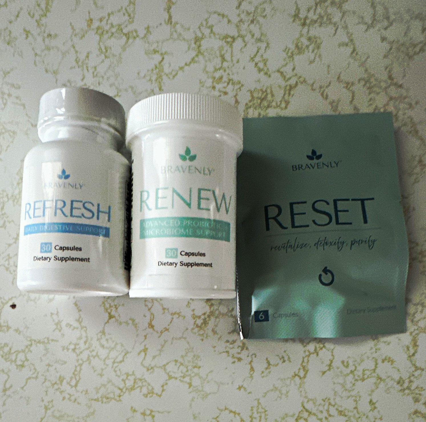 Bravenly Refresh Renew Reset Dietary Supplement Capsules 30 Ct Exp 07/27 Bravenly Refresh Renew Reset Dietary Supplement Capsules 30 Ct Exp 07/27