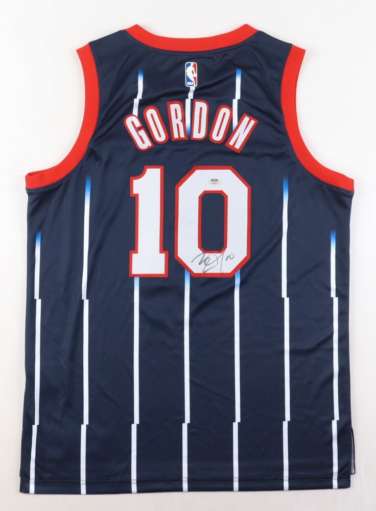Eric Gordon Signed Houston Rockets Jersey (PSA) NBA Sixth Man of the Year 2017 Eric Gordon Signed Houston Rockets Jersey (PSA) NBA Sixth Man of the Year 2017