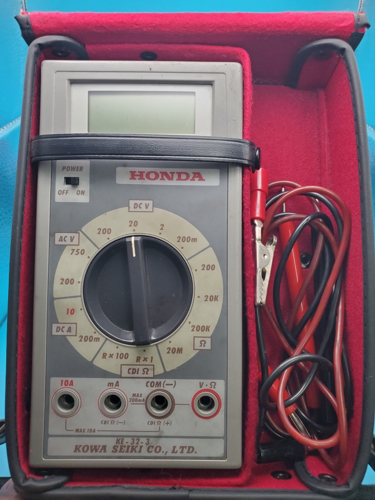 Honda Rare Vintage Volt Meter. Made In JAPAN. KOWA SEIKI CO. For Display Only