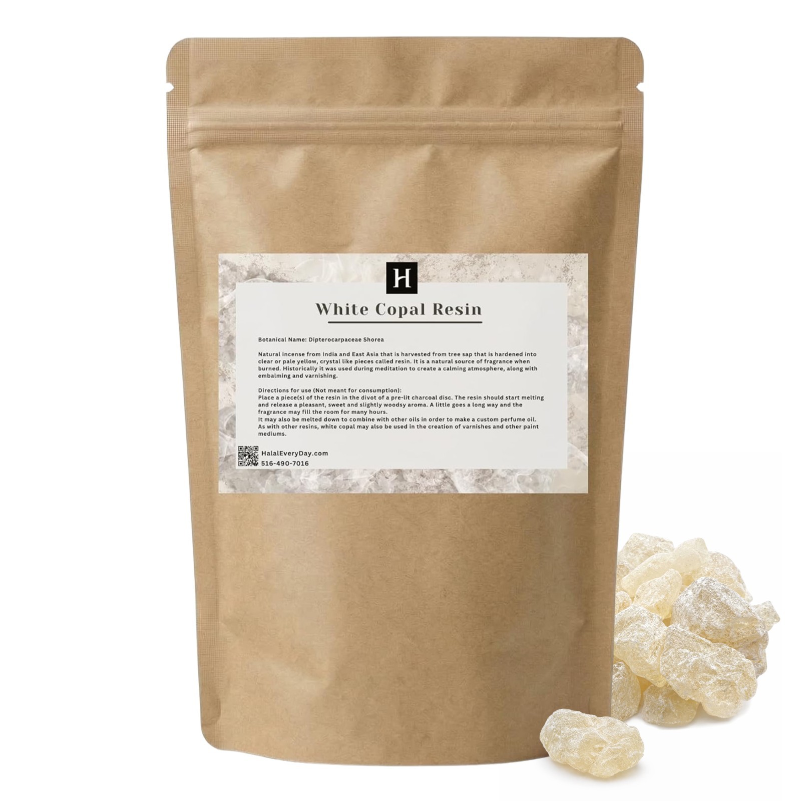 White Copal Resin - 100% Pure Natural Incense Gum Dammar Granular Rock Grade A White Copal Resin - 100% Pure Natural Incense Gum Dammar Granular Rock Grade A