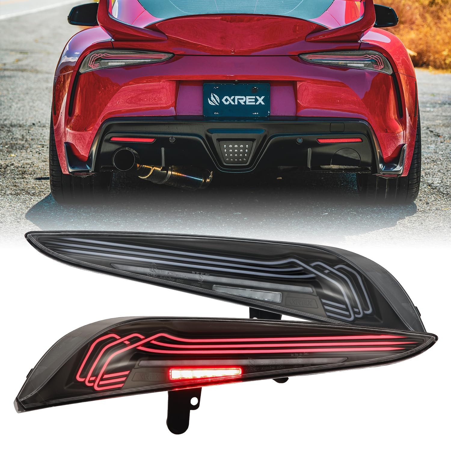(609010) AlphaRex Fit 20-25 Supra CSL Laser Style LUXX-Series LED Tail